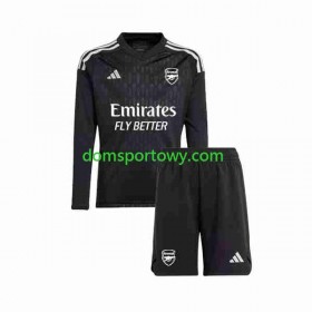 Koszulka Arsenal Bramkarska Dziecięcy Domowe Koszulki Piłkarskie 2023-2024 Długi Rękaw